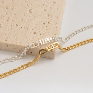 pulsera personalizada con nombre para hombre