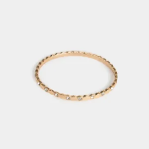 pulsera rígida con strass